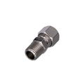 Flo Supply 1/4" NPT Male x 3/8" Compression Straight Fitting