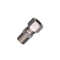 Nitrous Outlet 1/4" NPT Male x 3/8" Compression Straight Fitting