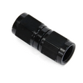 Nitrous Outlet 4AN x 4AN Union Straight Swivel Fitting - Female/Female (BLACK)