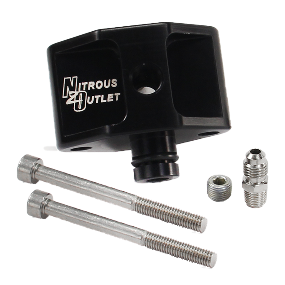 Nitrous Outlet Ford 3V 4.6L/5.4L Fuel Rail Adaptor Kit - 2005-2010 Mustang