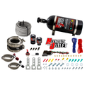 Nitrous Outlet Interspooler 4" Boosted Nitrous Collar System - Gas/E85 (45-55psi)(50-200HP)(12lb Bottle)