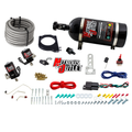 Nitrous Outlet GM 102mm MSD LS1/LS2/LS6 Atomic AirForce Intake Hard-line Plate System - Aftermarket Fuel Rails/2006-2019 Corvette Requires K-Tech Idler Pulley Kit - Gas/E85 (5-55psi)(50-200HP)(No Bottle)