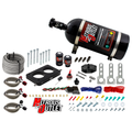 Nitrous Outlet Ford 2005-2010 4.6L 3V Mustang Plate System - Gas/E85 (5-55psi)(50-200HP)(15lb Bottle)