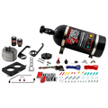 Nitrous Outlet Ford 2005-2010 4.6L 3V Mustang Hard-line Plate System - Gas/E85 (5-55psi)(50-200HP)(15lb Bottle)