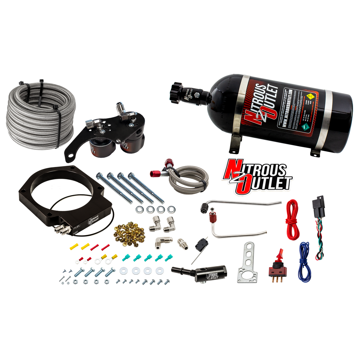 Nitrous Outlet GM LT4 2015-2019 Z06 Corvette 103mm Throttle Body Plate System - Gas/E85 (5-55 psi)(50-200hp)(No Bottle)