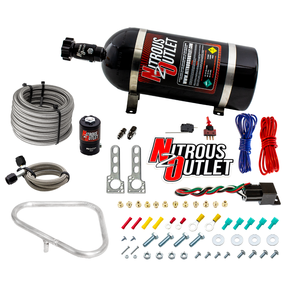 Nitrous Outlet Pontiac 2004-2006 GTO Dry Halo System (35-200HP)(12lb Bottle)