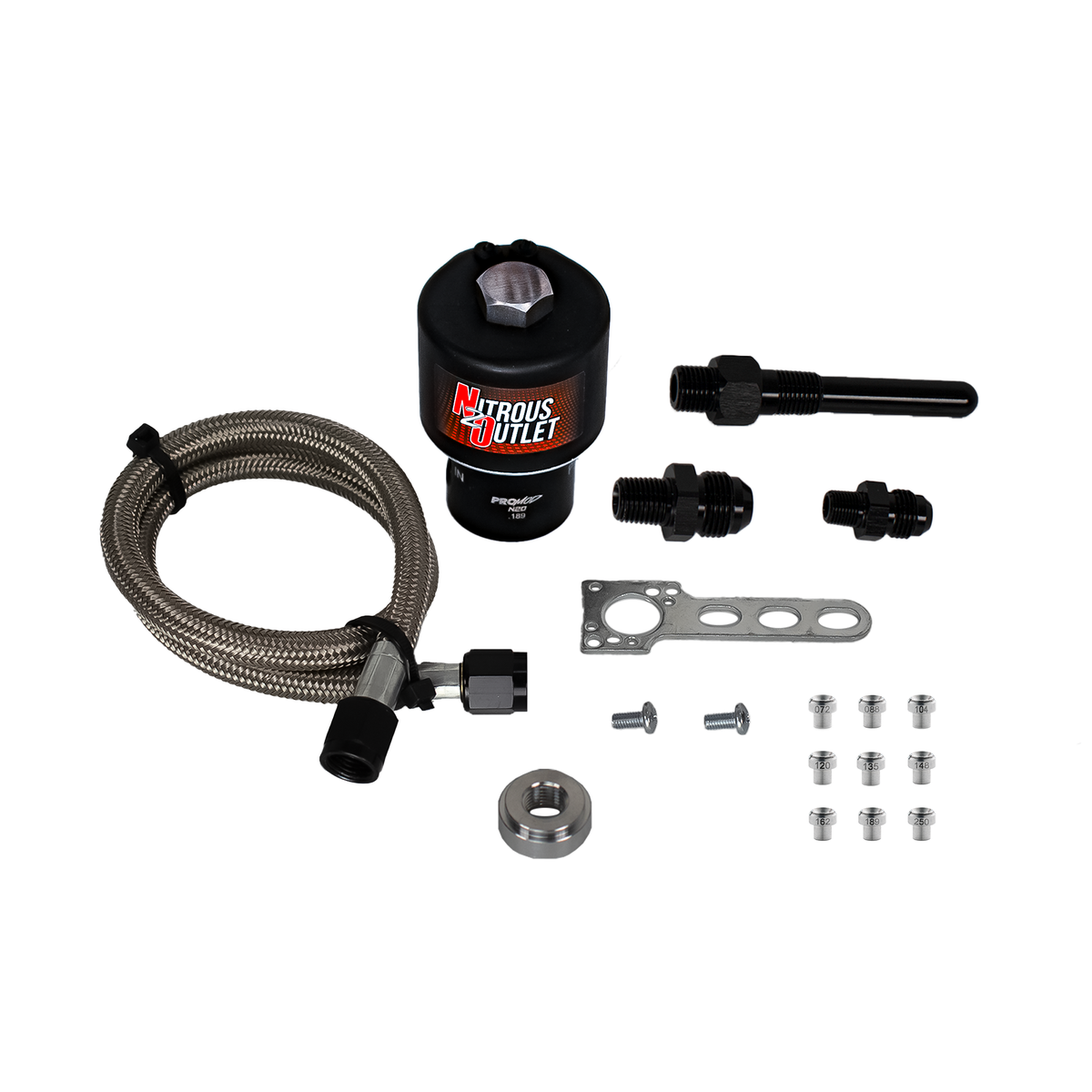 Nitrous Outlet Diesel Gustav Solenoid Forward Nozzle System - (200-300-400-500-600-700-800-900-1,000 HP)
