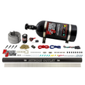 Nitrous Outlet Dry 4 Cylinder Direct Port System - .122 Nitrous Solenoid/Injection Rail/90 Degree Discharge Nozzles (50-250HP)(No Bottle)