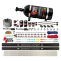 Nitrous Outlet 4 Cylinder Dual Stage Direct Port System - Two .122 Nitrous Solenoids/Two .177 Fuel Solenoids/Distribution Blocks/Annular Discharge Nozzles (Alcohol)(5-7-10 psi)(50-250HP)(No Bottle)