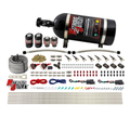 Nitrous Outlet 4 Cylinder Dual Stage Direct Port System - Two .122 Nitrous Solenoids/Two .177 Fuel Solenoids/Distribution Blocks/90 Degree Discharge Nozzles (E85)(5-7-10 psi)(50-250HP)(No Bottle)