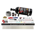 Nitrous Outlet 4 Cylinder Direct Port System - .122 Nitrous Solenoids/.177 Fuel Solenoids/Dual Passage Injection Rail/Annular Discharge Nozzles (Gas)(45-55 psi)(50-250HP)(15lb Bottle)