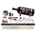 Nitrous Outlet 4 Cylinder Direct Port System - .122 Nitrous Solenoids/.177 Fuel Solenoids/Dual Passage Injection Rail/Annular Discharge Nozzles (E85)(45-55 psi)(50-250HP)(15lb Bottle)