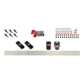 Nitrous Outlet 6 Cylinder Solenoids Forward Direct Port Plumbers Kit - .122 Nitrous Solenoid/.177 Fuel Solenoid/Distribution Blocks/90 Degree Discharge Nozzles
