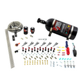 Nitrous Outlet 6 Cylinder Direct Port System - .122 Nitrous Solenoid/.177 Fuel Solenoid/Distribution Blocks/Annular Degree Discharge Nozzles (Gas)(45-55 psi)(12lb Bottle)
