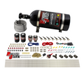 Nitrous Outlet 8 Cylinder Direct Port System - Two .112 Nitrous Solenoids/Two .177 Fuel Solenoids/Compact Distribution Blocks/Compression Fittings/90 Degree Discharge Nozzles (Gas)(5-7-10 psi)(100-400HP)(15lb Bottle)