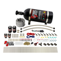 Nitrous Outlet 8 Cylinder Direct Port System - Two .112 Nitrous Solenoids/Two .177 Fuel Solenoids/Compact Distribution Blocks/Compression Fittings/90 Degree Discharge Nozzles (E85)(45-55 psi)(100-400HP)(15lb Bottle)