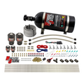 Nitrous Outlet 8 Cylinder Direct Port System - Two .178 Trashcan Nitrous Solenoids/Two .177 Fuel Solenoids/Compact Distribution Blocks/Compression Fittings/Annular Discharge Nozzles (Gas)(45-55 psi)(100-400HP)(No Bottle)