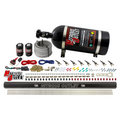 Nitrous Outlet 8 Cylinder Direct Port System - .122 Nitrous Solenoid/.310 Fuel Solenoid/Dual Passage Injection Rail/90 Degree Discharge Nozzles (Alcohol)(5-7-10 psi)(100-400HP)(15lb Bottle)