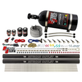 Nitrous Outlet 8 Cylinder Direct Port System - Two .112 Nitrous Solenoids/Two .177 Fuel Solenoids/Two Dual Passage Injection Rails/90 Degree Discharge Nozzles (E85)(5-7-10 psi)(100-400HP)(No Bottle)