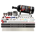 Nitrous Outlet 8 Cylinder Direct Port System - Two .122 Nitrous Solenoids/Two .177 Fuel Solenoids/Two Dual Passage Injection Rails/90 Degree Discharge Nozzles (Gas)(5-7-10 psi)(100-400HP)(No Bottle)