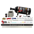 Nitrous Outlet Dry 10 Cylinder Direct Port System - .122 Nitrous Solenoid/Injection Rail/90 Degree Discharge Nozzles (125-375HP)(No Bottle)