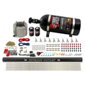 Nitrous Outlet 10 Cylinder Direct Port System - .122 Nitrous Solenoid/.310 Fuel Solenoid/Dual Passage Injection Rail/Annular Discharge Nozzles (Alcohol)(5-7-10 psi)(125-375HP)(No Bottle)