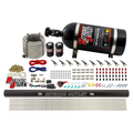 Nitrous Outlet 10 Cylinder Direct Port System - .122 Nitrous Solenoid/.310 Fuel Solenoid/Dual Passage Injection Rail/90 Degree Discharge Nozzles (Gas)(5-7-10 psi)(125-375HP)(No Bottle)