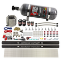 Nitrous Outlet 10 Cylinder Direct Port System - Two .122 Nitrous Solenoid/Two .177 Fuel Solenoid/Two Dual Passage Injection Rail/Annular Discharge Nozzles (E85)(5-7-10 psi)(125-375HP)(No Bottle)