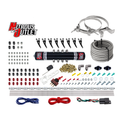 Nitrous Outlet 8 Cylinder 'Black Widow' Direct Port System - .122 Nitrous Solenoid/.310 Fuel Solenoid/Solenoid Distribution Block/90 Degree Discharge Nozzles - E85 (45-55 psi)(100-400 HP)(12lb Bottle)