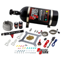 Nitrous Outlet 4150 Stinger 2 System - Braided Hoses/.122 Nitrous Solenoid/.177 Fuel Solenoid/Universal Solenoid Brackets - (Gas/E85)(5-55 psi)(50-500 HP)(12lb Bottle)
