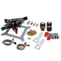 Nitrous Outlet 4150 Stinger 3 Solenoid Forward Conversion Kit - Braided Hoses/.122 Nitrous Solenoid/.177 Fuel Solenoid/Universal Solenoid Brackets - (Gas/E85)(5-55 psi)(50-500 HP)