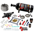 Nitrous Outlet 4150 Stinger 3 Race System - Braided Hoses/.178 Trashcan Nitrous Solenoid/.310 Fuel Solenoid/Universal Solenoid Brackets - (Gas/E85)(5-55 psi)(50-600 HP)(No Bottle)