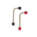 Nitrous Outlet 4150 Stinger 2/3/4 Deep Break Solenoid Bracket System Hard-line kit - Solenoids To Plate