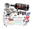 Nitrous Outlet 4150  Hornet 3 Dual Stage System - Two .122 Nitrous Solenoids/Two .177 Fuel Solenoids/Universal Solenoid Brackets - (Gas/E85)(5-55 psi)(50-500 HP Per Stage)(15lb Bottle)