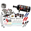 Nitrous Outlet 4500  Hornet 2 Dual Stage System - Two .122 Nitrous Solenoids/Two .177 Fuel Solenoids/Universal Solenoid Brackets - (Gas/E85)(5-55 psi)(50-500 HP Per Stage)(12lb Bottle)