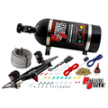 Nitrous Outlet 4500 Stinger 4 System - Hard-line/.122 Nitrous Solenoid/.177 Fuel Solenoid/Boomerang Solenoid Bracket - (Gas/E85)(5-55 psi)(50-500 HP)(10lb Bottle)