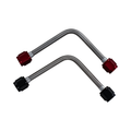 Nitrous Outlet 4500 Stinger 2/3/4 Boomerang Solenoid Bracket Hard-Line Kit - Solenoids To Plate
