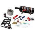 Nitrous Outlet 4500 Stinger 3 Race System - Hard-line/.178 Trashcan Nitrous Solenoid/.310 Fuel Solenoid/Boomerang Solenoid Bracket - (Gas/E85)(5-55 psi)(50-600 HP)(15lb Bottle)