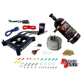 Nitrous Outlet 4150 Stinger 4 Dry System - Hard-line/.122 Nitrous Solenoid/Boomerang Solenoid Bracket - (50-500 HP)(15lb Bottle)