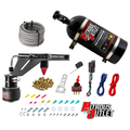 Nitrous Outlet 4150 Stinger 3 Dry Race System - Hard-line/.178 Trashcan Solenoid Nitrous Solenoid/Deep Break Solenoid Bracket/Solenoids Mount Upside Down - (50-600 HP)(12lb Bottle)