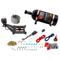 Nitrous Outlet 4150 Stinger 4 Dry Race System - Hard-line/.178 Trashcan Solenoid Nitrous Solenoid/Deep Break Solenoid Bracket/Solenoids Mount Upside Down - (50-600 HP)(15lb Bottle)