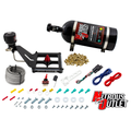 Nitrous Outlet 4500 Stinger 4 Dry Race System - Hard-line/.178 Trashcan Solenoid Nitrous Solenoid/Deep Break Solenoid Bracket/Solenoids Mount Upside Down - (50-600 HP)(15lb Bottle)