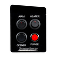 Nitrous Outlet GM 2014-2019 Corvette C7 Power Outlet Tray Switch Panel (Requires Tray Removal)