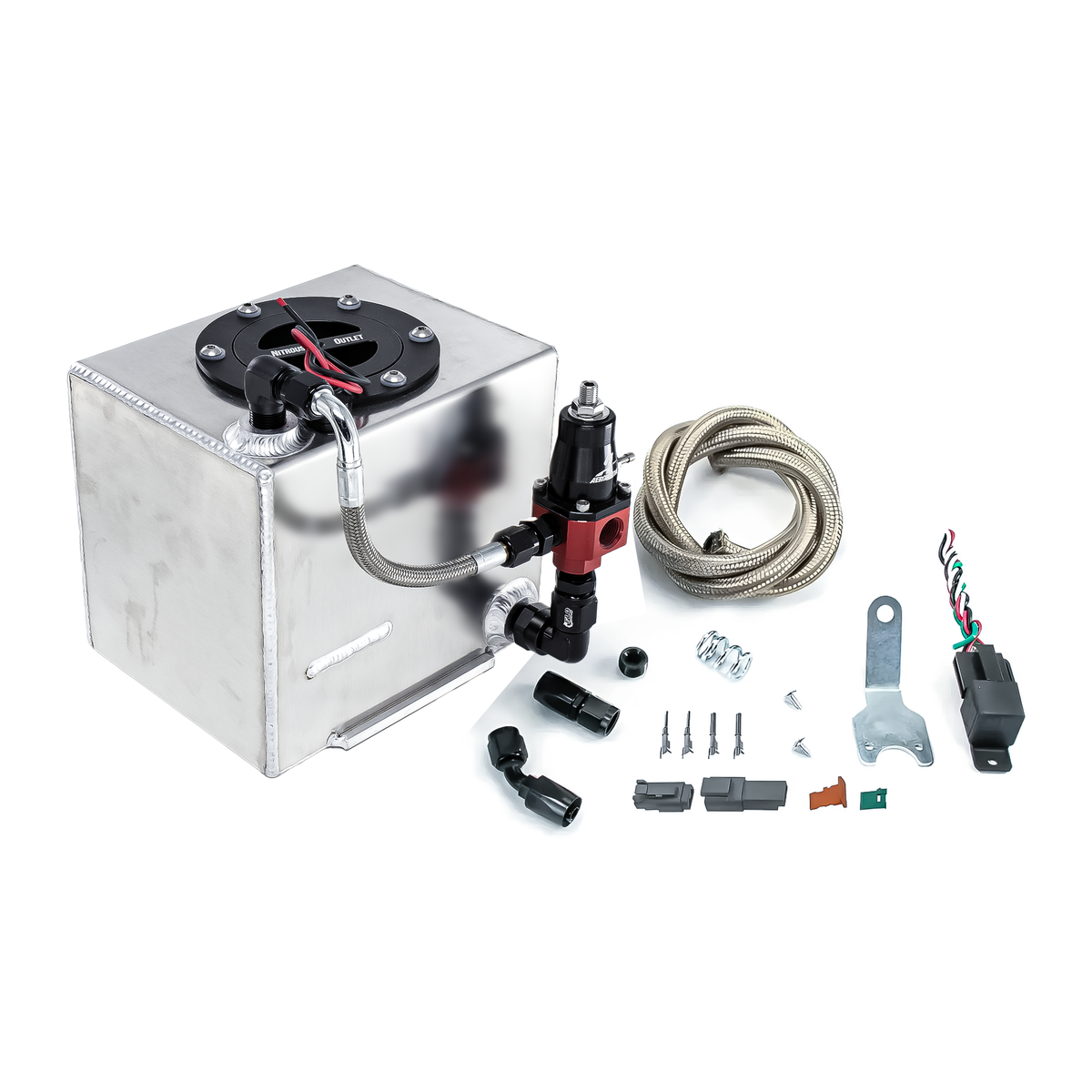 Nitrous Outlet GM 1997-2013 Corvette Battery Relocate Dedicated Fuel System (Gas/E85)
