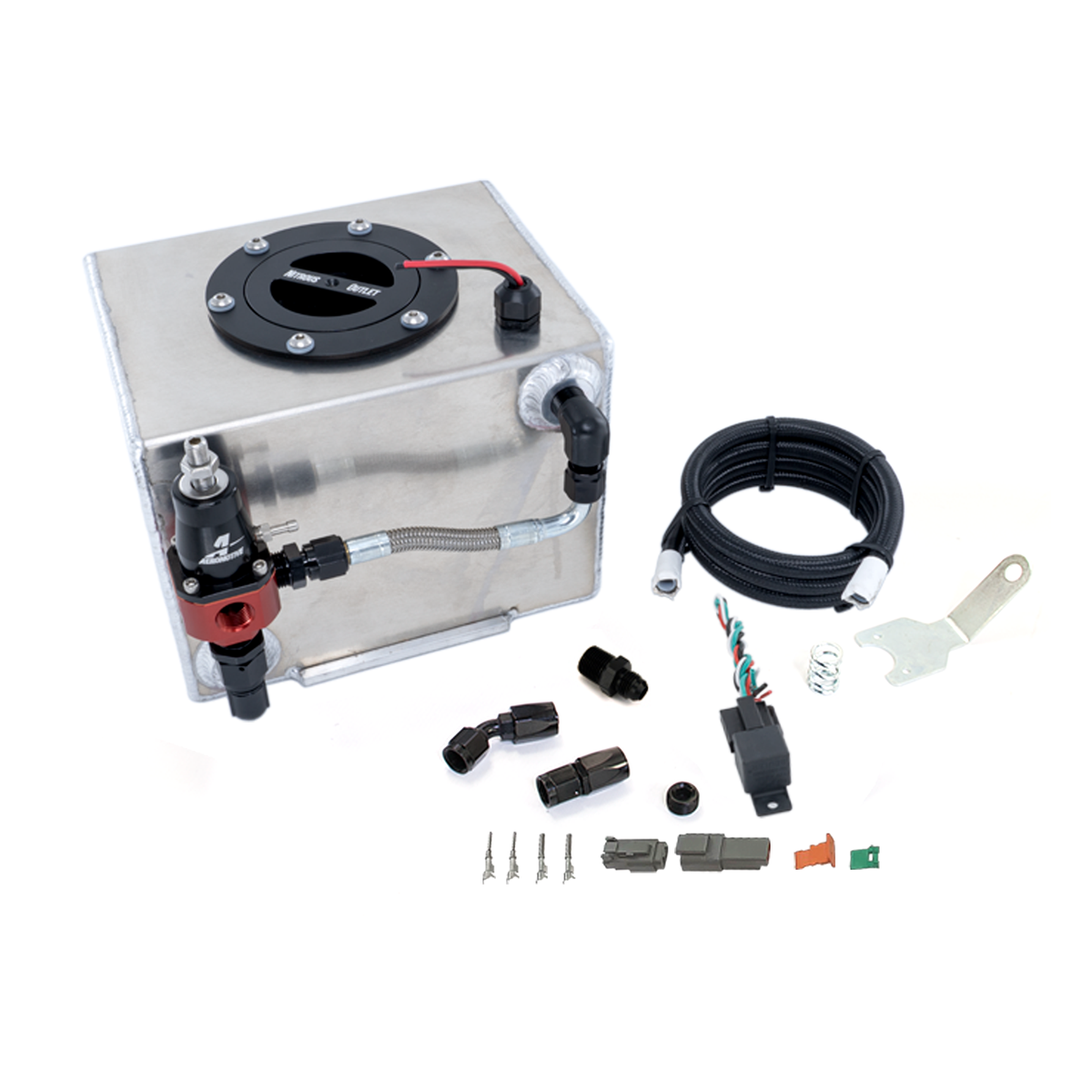 Nitrous Outlet Ford 1987-2004 Mustang Battery Relocate Dedicated Fuel System (Gas/E85)