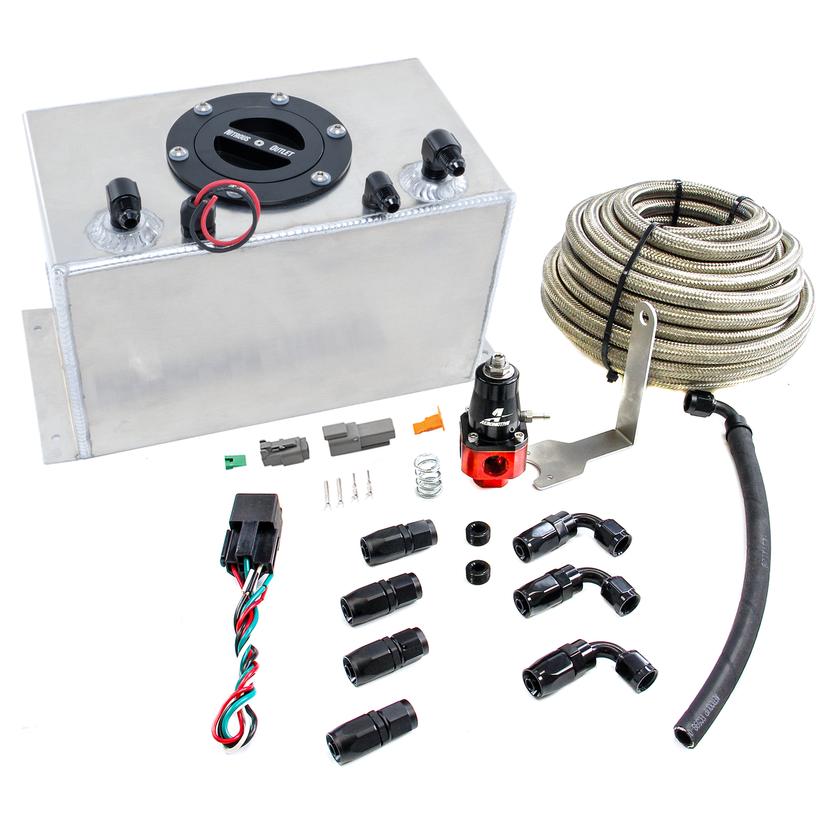 Nitrous Outlet Dodge 2015-2019 Charger Trunk Mount Dedicated Fuel System (Gas/E85)