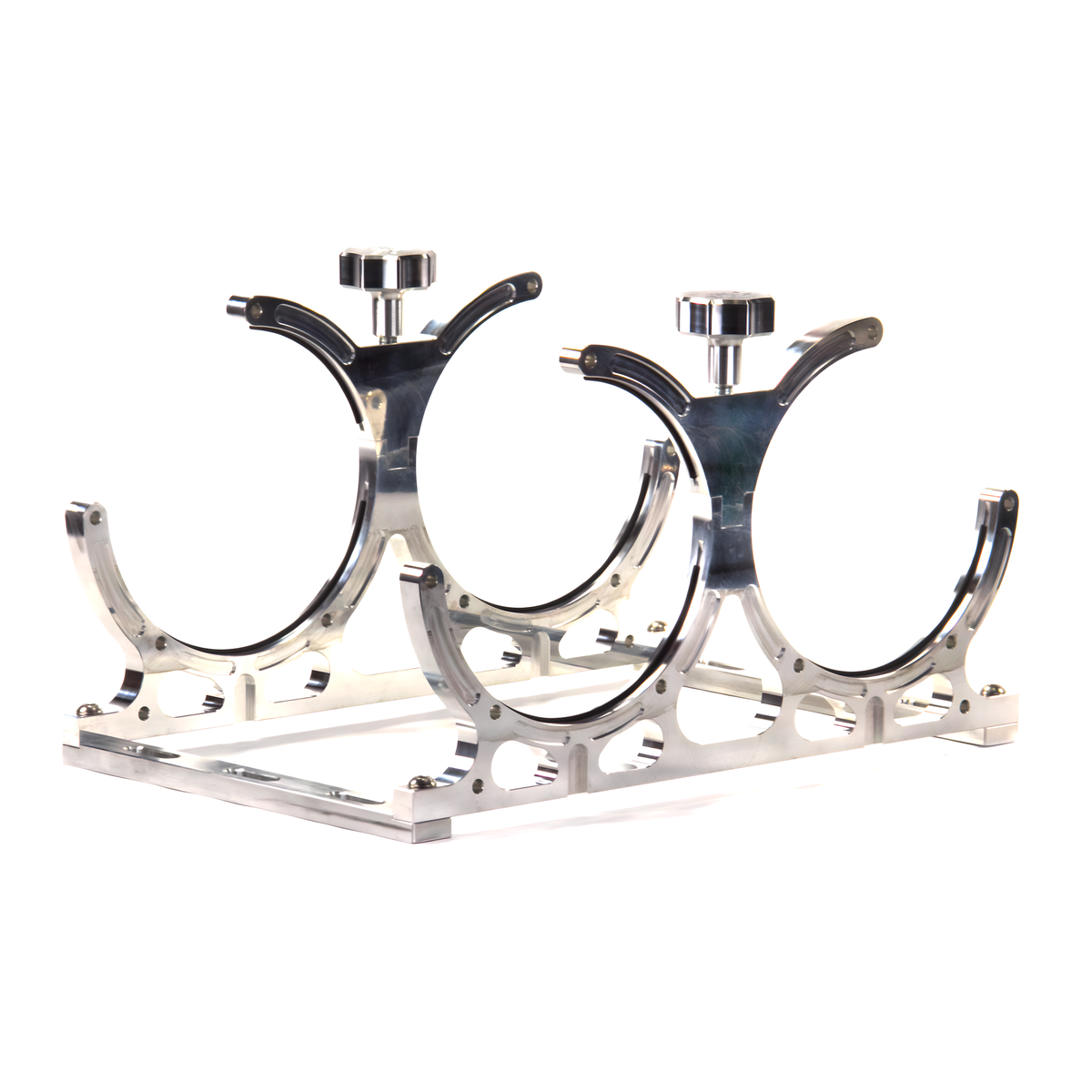 Nitrous Outlet Dual Billet Vertical Mount Bottle Bracket - 10lb/15lb