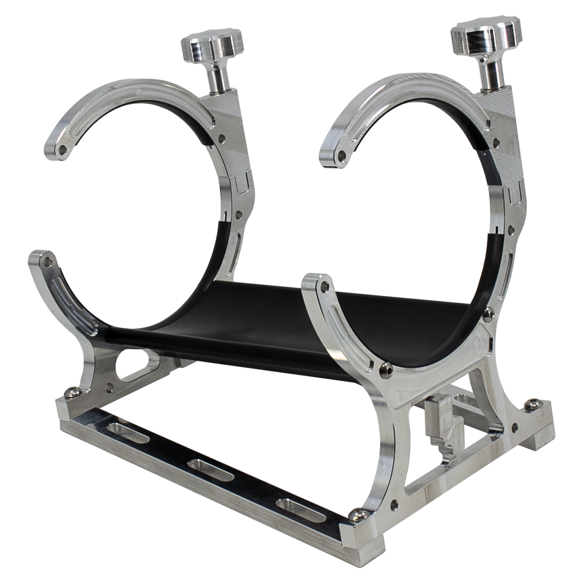 Nitrous Outlet Single Billet Heated Horizontal Mount Bottle Bracket - 10lb/15lb