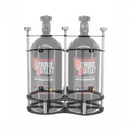 Nitrous Outlet Race-Light Dual 12lb Bottle Bracket - Vertical