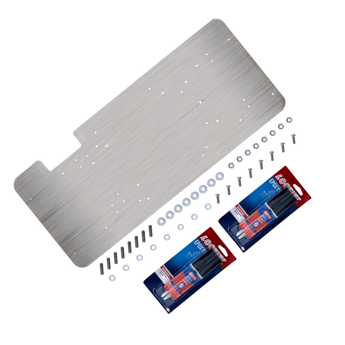 Nitrous Outlet GM 1997-2004 C5/2014-2019 C7 Corvette Bottle Bracket Mounting Plate - Mounts One Or Two Bottles On Front Rear Hatch Floor